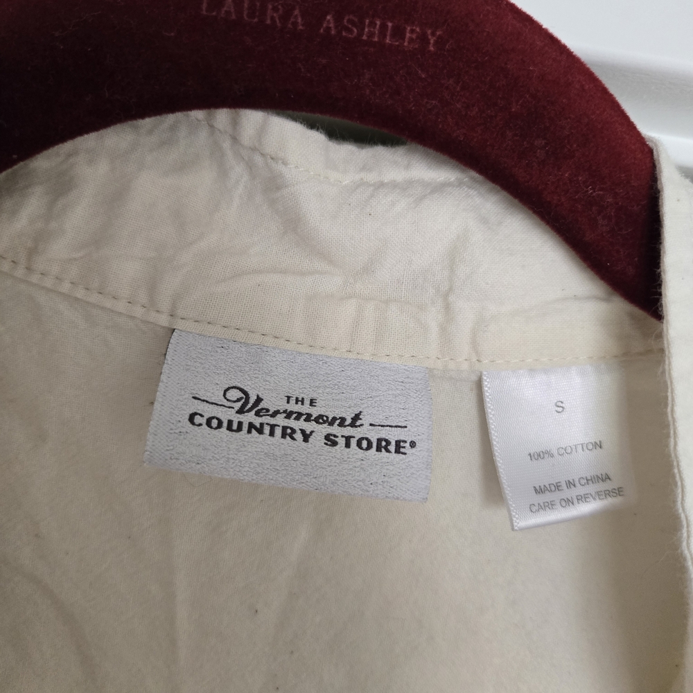 The Vermont Country Store Cream Cotton Dress - Picture 4 of 5